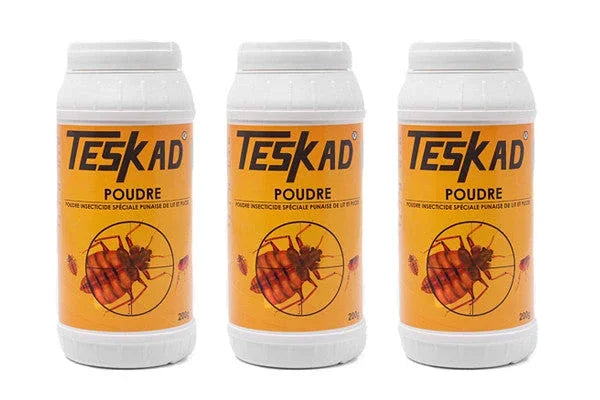 Teskadust Flohpuder Insektizid im 2+1 Gratis-Pack