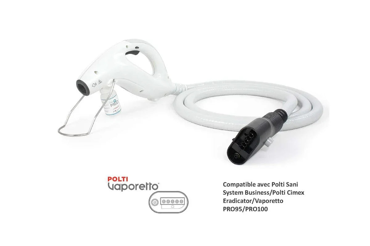 Nettoyeur Vapeur Anti-Punaises de Lit 2en1 – Polti Vaporetto Pro 100 + Sani System Gun