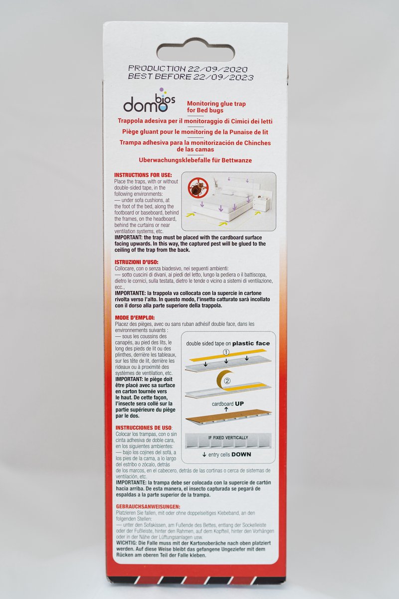 Detecteur de punaise de lit lineaire Domobios