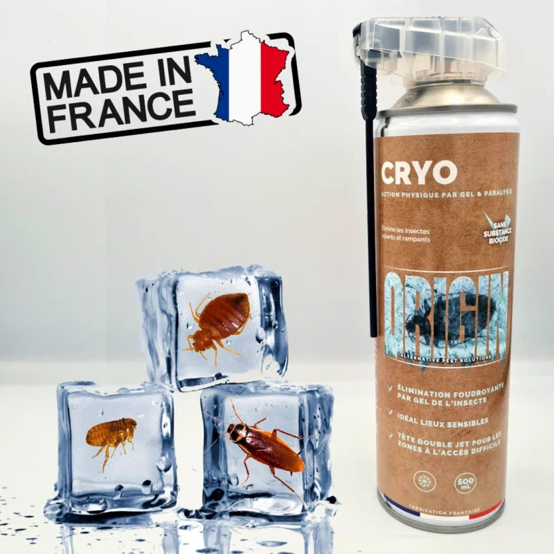 Cryo Origin, bombe froid insecte paralysante (-40°C)