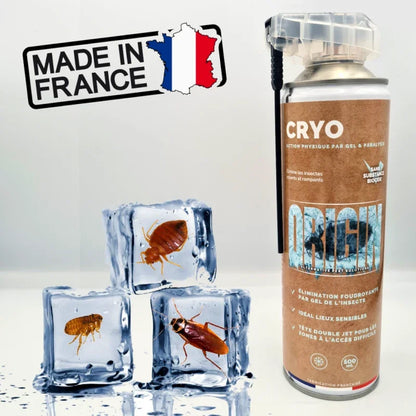 Cryo Origin, bombe froid insecte paralysante (-40°C)