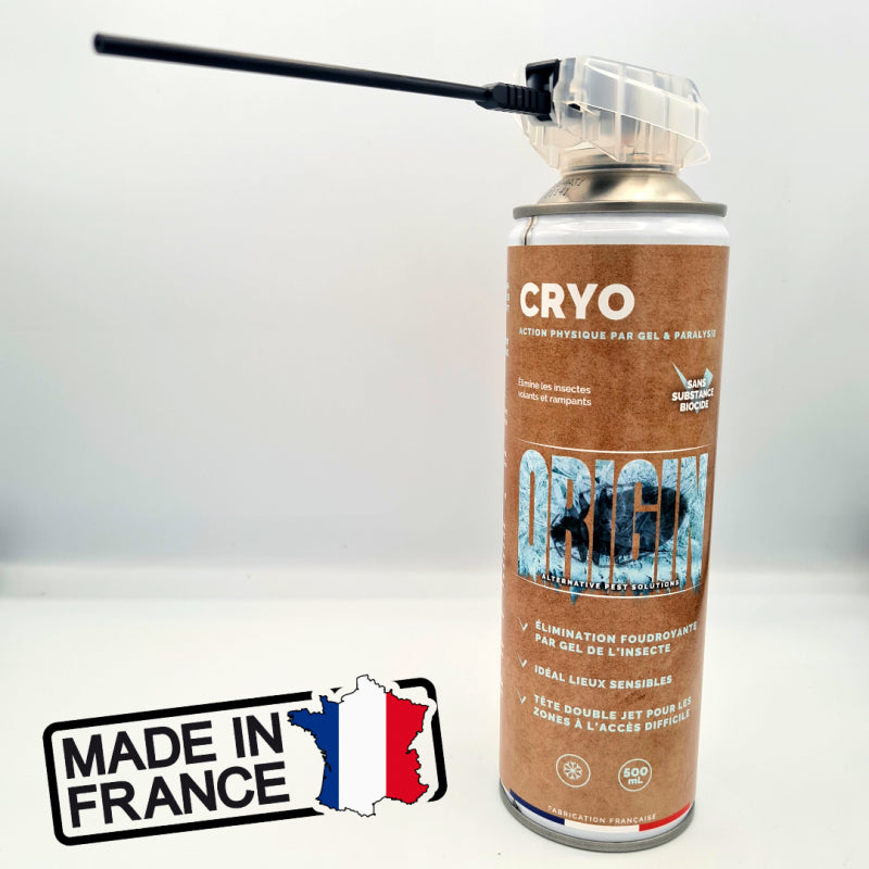 CRYO ORIGIN, bombe froid insecte paralysante (-40°C)