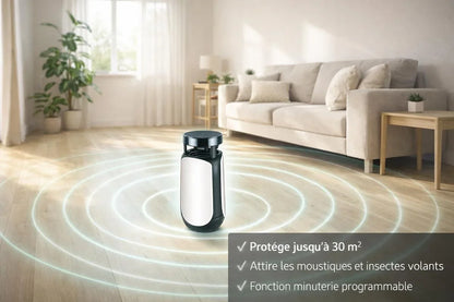 Exterminateur d’insectes Protect® – appareil anti-moustiques intérieur avec attractif – 30 m²