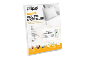 HOUSSE ANTI PUNAISES DE LIT PROFESSIONNELLE TESKAD® - HOUSSE D'OREILLER - Anti Insecte