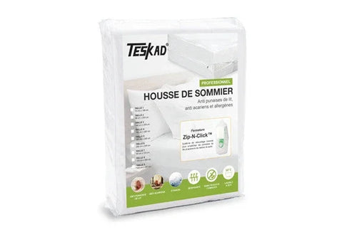 Housse anti-punaises de lit professionnelle Teskad - housse de sommier