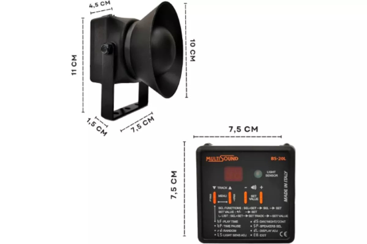 BIRD STOP PRO - Répulsif Sonore anti Pigeons et Oiseaux (couvre 5000m²)